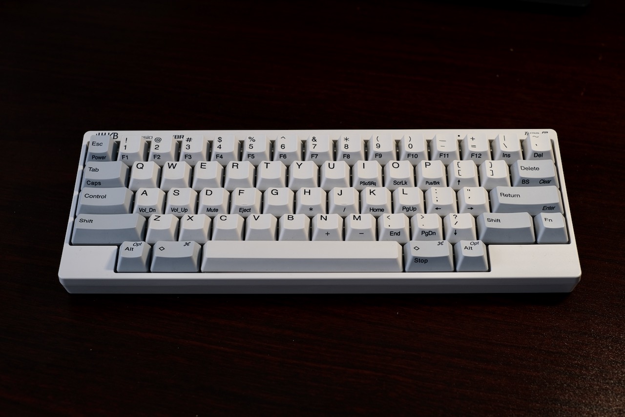 Photograph of the Happy Hacking Keyboard Professional Hybrid Type-S