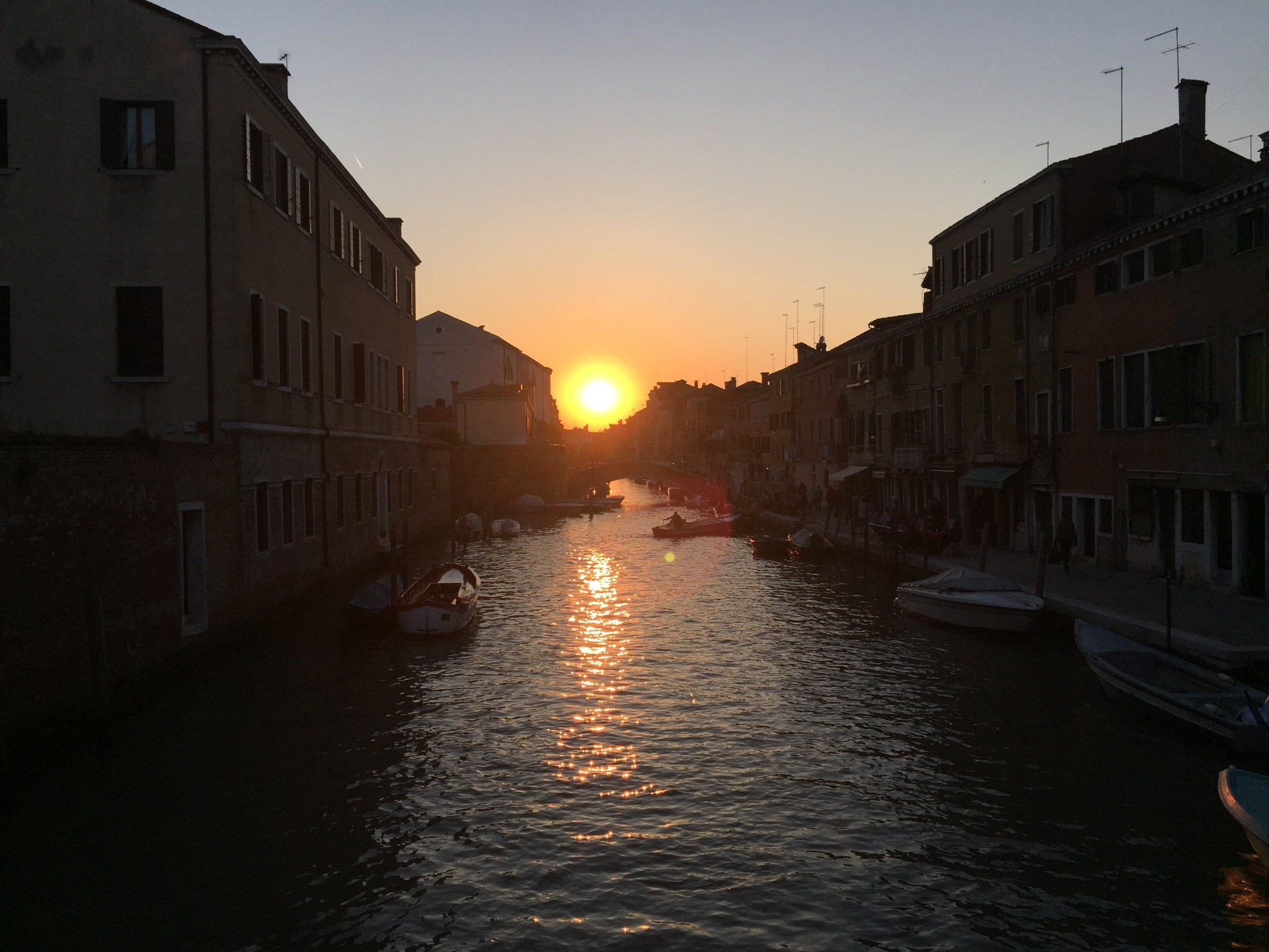 Gorgeous, effortless Venetian sunset