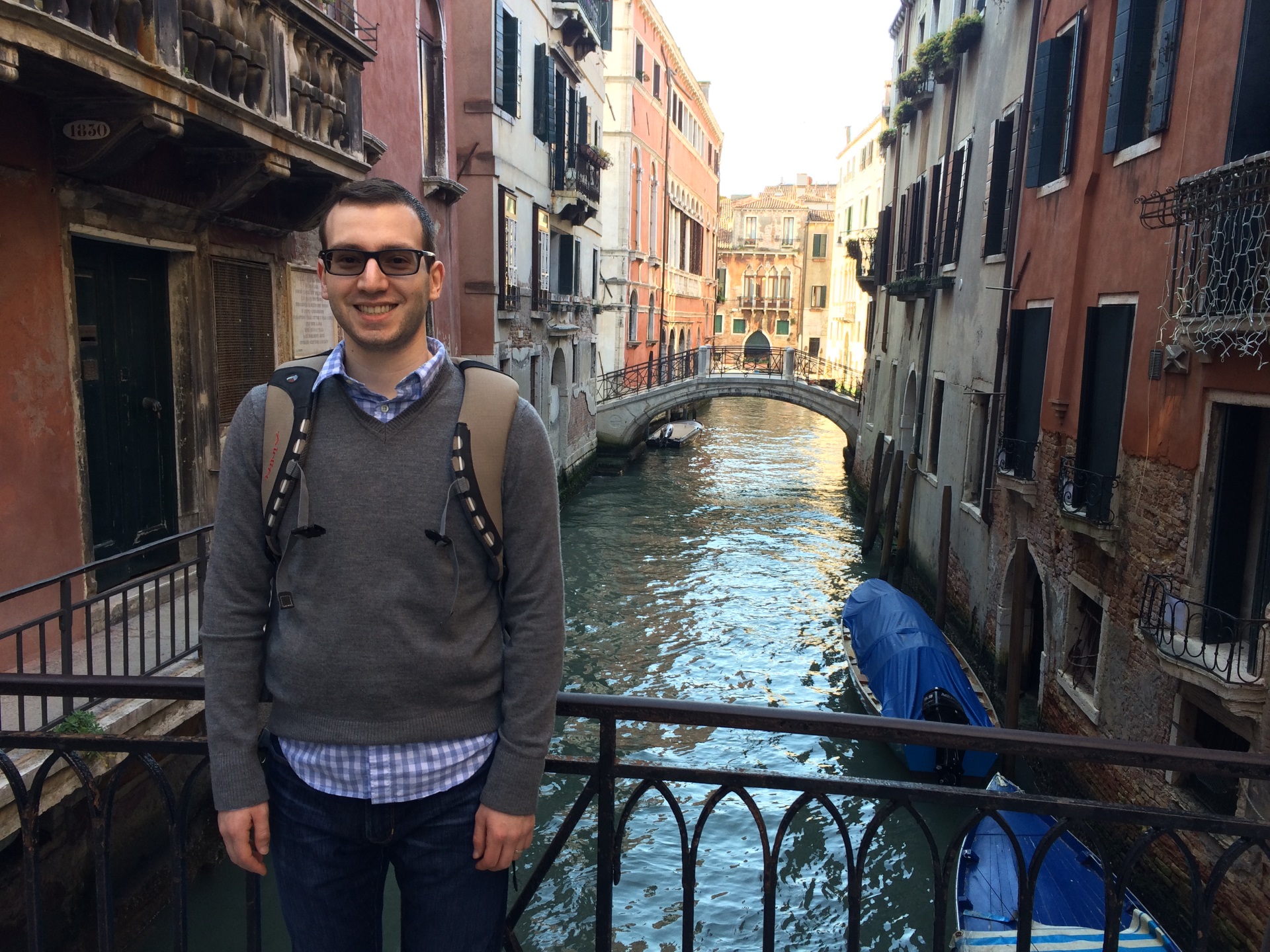 Jeff Getting Lost in Venetian Canals