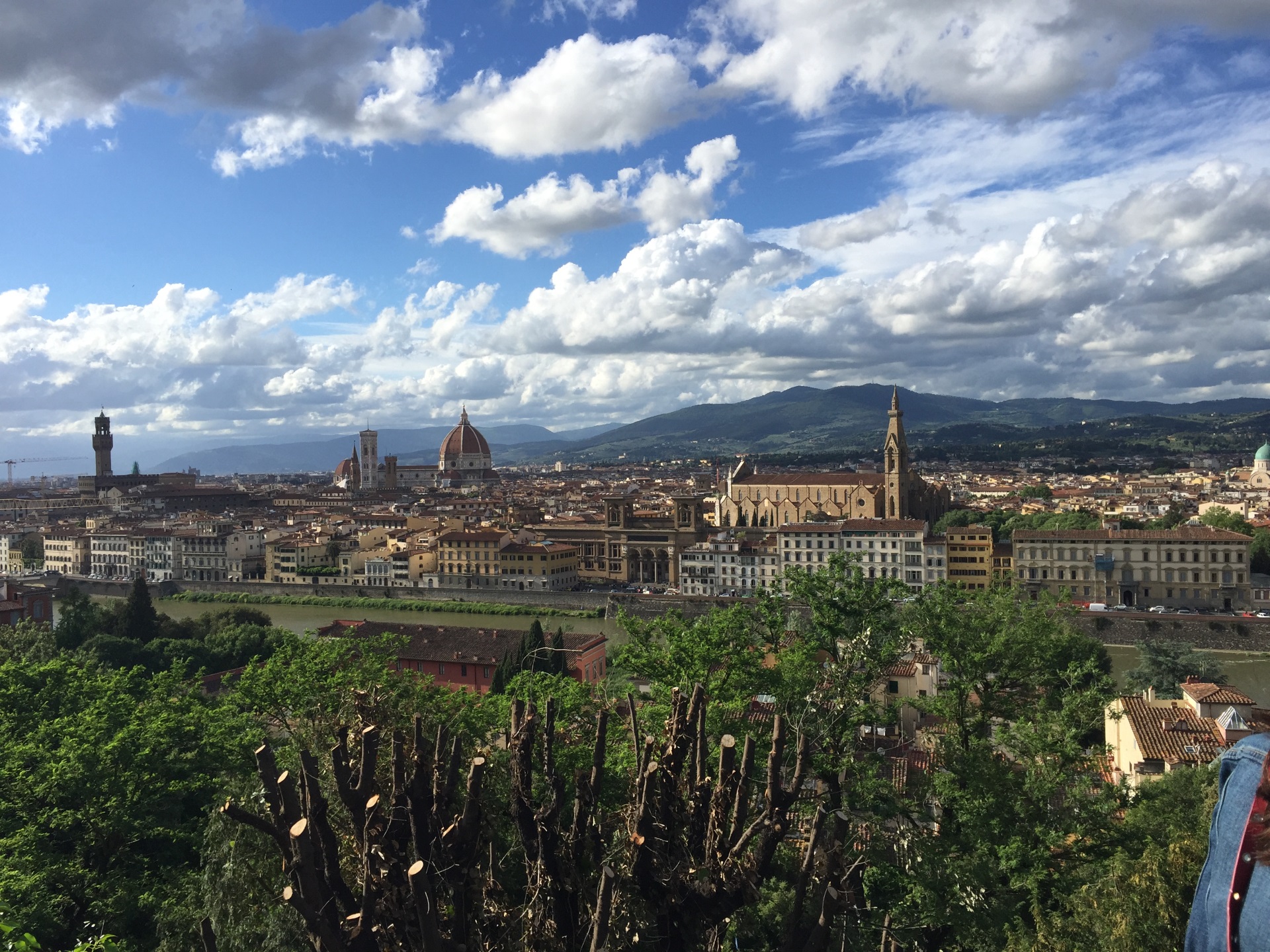 View of Florence and Tuscany from Piazza Michelangelo